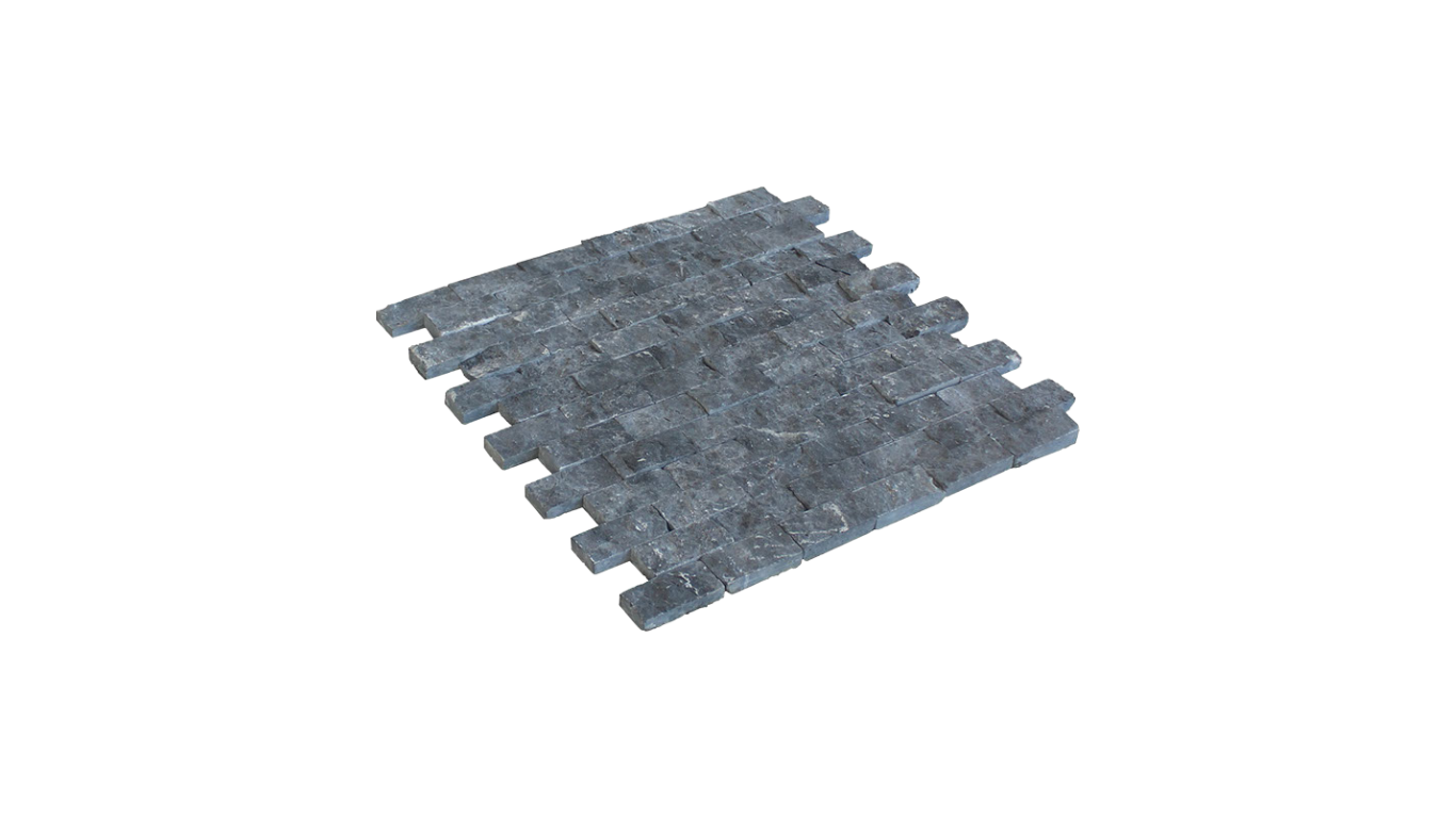 Black Split Face Wall Stone