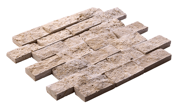 Travertine Split Face Wall Stone