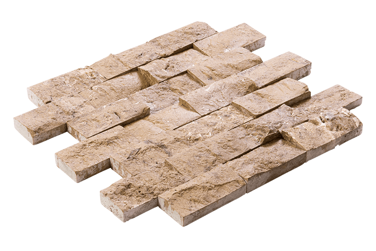 Noche Travertine Split Face Wall Stone