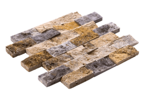 Mix Travertine Split Face Wall Stone