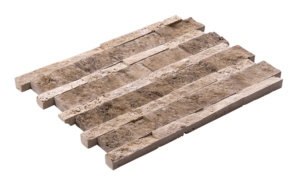 Noche Line Travertine Split Face Wall Stone