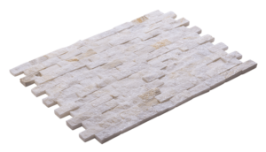 Rustic White Split Face Wall Stone