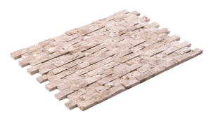 Noche Travertine Split Face  Wall Stone