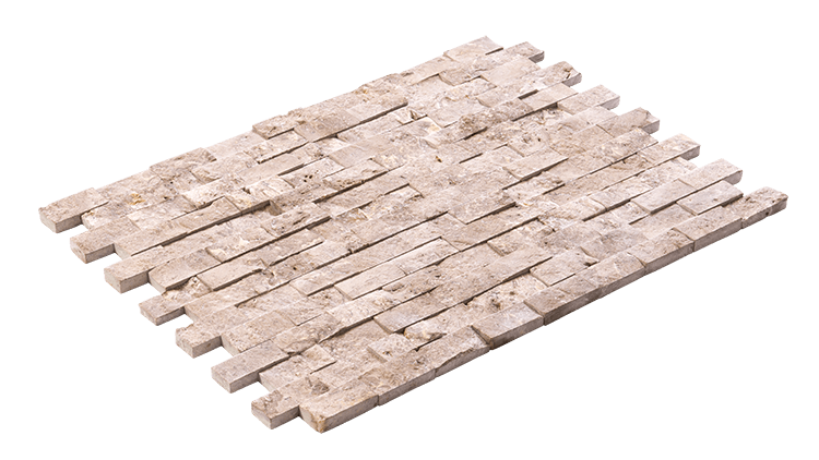 Noche Travertine Split Face Wall Stone