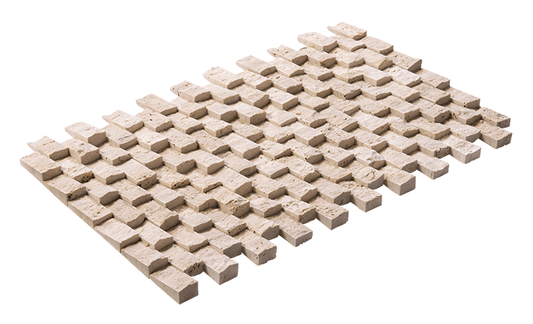 Everest Travertine Split Face Wall Stone